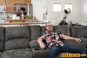 Petite Tattooed Wife Charlie Valentine Takes Big Cock In Cuckold - Photo 444