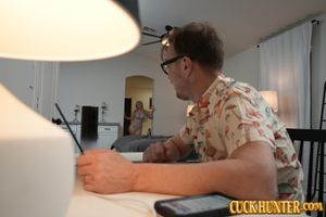 Big Tits Wife Kay Carter Teaches Husband A Cuckold Lesson - Photo 386