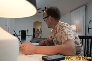 Big Tits Wife Kay Carter Teaches Husband A Cuckold Lesson - Photo 389