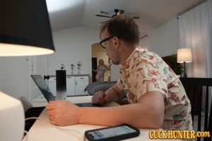 Big Tits Wife Kay Carter Teaches Husband A Cuckold Lesson - Photo 390