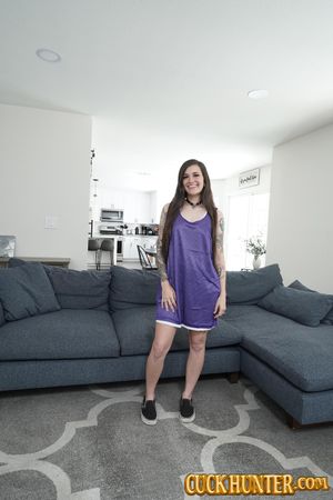 Petite Girlfriend Luna Lovely Takes Big Dick Cuckold Creampie - Photo 366