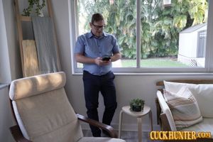 Big Tits Cougar Andi James Rides Her Husband's Boss - Photo 1