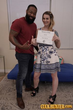 Wife Ray Ray Gets Big Black Cock Cuckold For Graduation - Photo 125