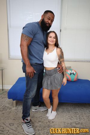 Cute Tattooed Teen Girlfriend Bunny Fae Rides Tutor’s BBC - Photo 108