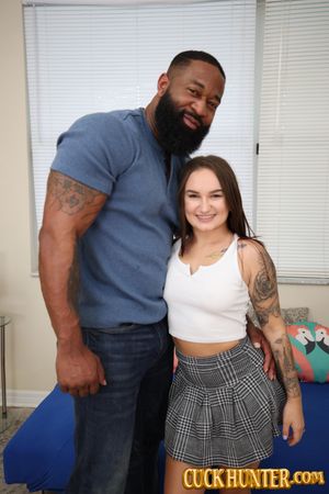 Cute Tattooed Teen Girlfriend Bunny Fae Rides Tutor’s BBC - Photo 111