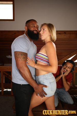 Tall Curvy Blonde Lovely Lo Rides Husband’s Studio Friend BBC - Photo 113