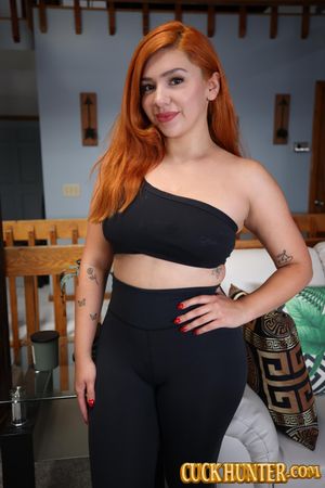 While her husband made tea, Cherie dropped to her knees and started sucking their guest’s massive black cock. - Photo 4