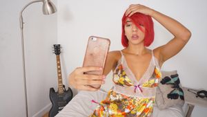 Colombian Teen Homemade Masturbation Vid For BF - Photo 50