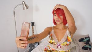 Colombian Teen Homemade Masturbation Vid For BF - Photo 51