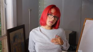 Cute Latina Teen Gives Spanish Lesson While Stripping - Photo 21