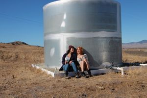 Hot teens have pussy licking fun in the desert - Photo 287