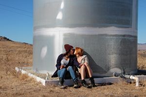 Hot teens have pussy licking fun in the desert - Photo 300