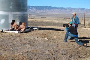 Hot teens have pussy licking fun in the desert - Photo 567