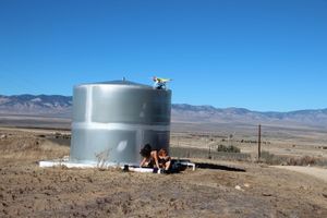 Hot teens have pussy licking fun in the desert - Photo 591
