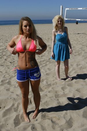 Blonde Teen Friends Unwind After The Beach - Photo 1