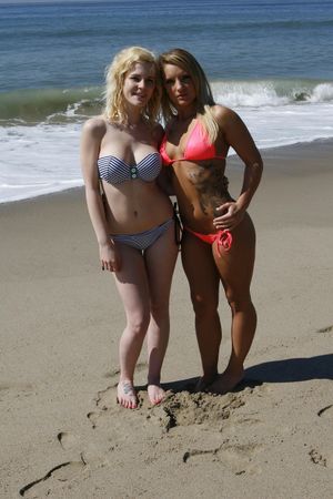 Blonde Teen Friends Unwind After The Beach - Photo 165