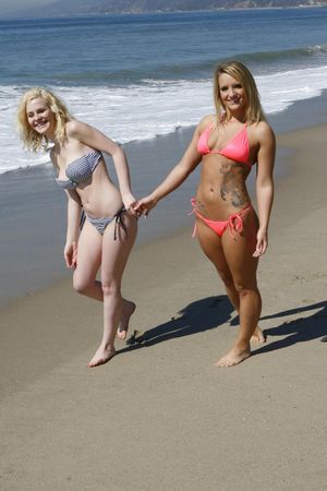 Blonde Teen Friends Unwind After The Beach - Photo 198