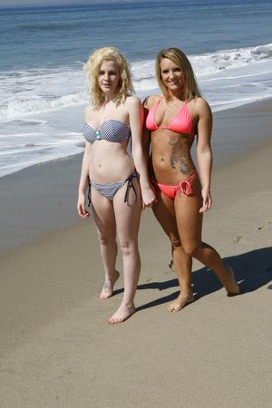Blonde Teen Friends Unwind After The Beach - Photo 200