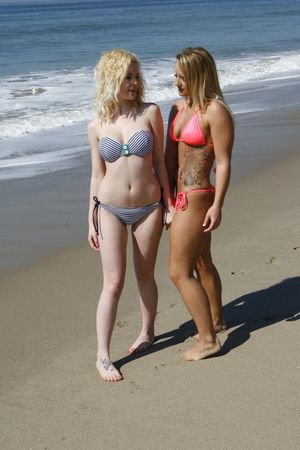 Blonde Teen Friends Unwind After The Beach - Photo 201