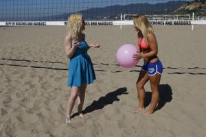 Blonde Teen Friends Unwind After The Beach - Photo 5