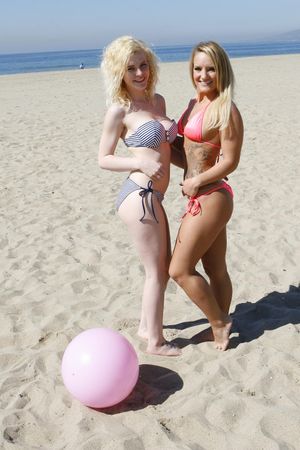 Blonde Teen Friends Unwind After The Beach - Photo 56