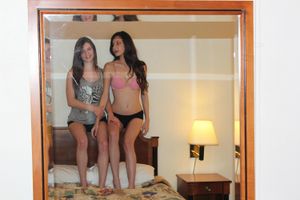Teen Beauties Bathe Together In The Hotel - Photo 95