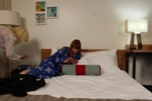 Businesswoman Goes Straight To Lesbian Sex - Photo 479