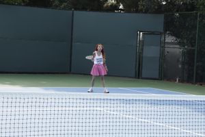 Asian stepsisters Katelyn Kei and Kimberly Chi take a tennis break - Photo 2