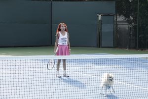 Asian stepsisters Katelyn Kei and Kimberly Chi take a tennis break - Photo 5