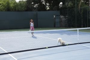 Asian stepsisters Katelyn Kei and Kimberly Chi take a tennis break - Photo 8