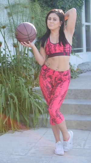 Busty lesbian basketball coach Savannah Snow licks her student - Photo 249
