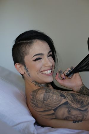 Leigh Raven and Nikki Hearts tattooed lesbian roommates - Photo 111