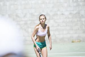 Petite Athletic Teen Double Teamed By MILFs - Photo 568