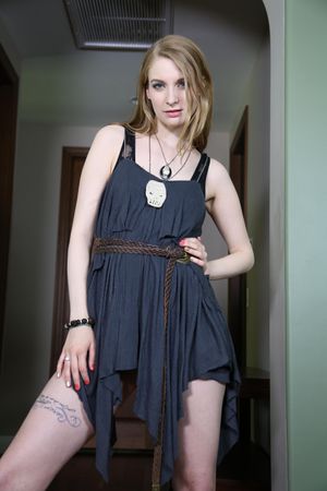 Horny Housewife Gets Naked For Her Guest - Photo 42