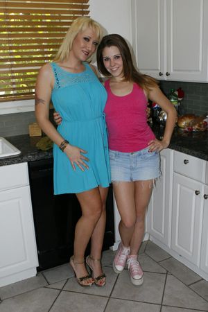 Blonde Stepmom Disciplines Petite Teen - Photo 299