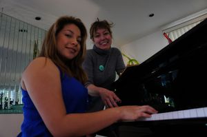 Lesbian Latina Teen Wants Her Piano Teacher - Photo 13