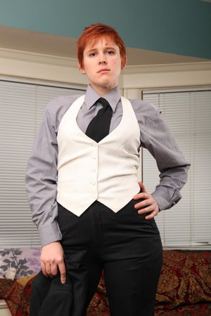 Redhead Lesbian Impresses Lingerie Beauty - Photo 218