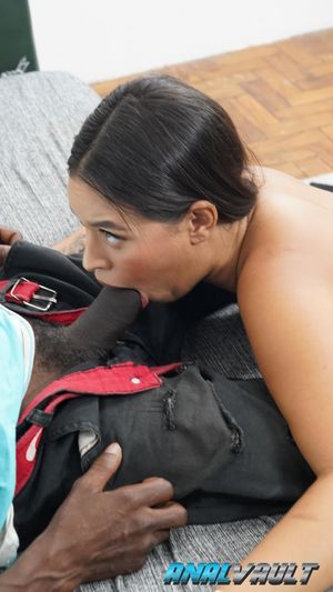 Thick Busty Bruna Paz Takes Two Cock in Double Penetration - Photo 120