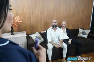 Bianca Naldy gets wrecked by husband and friend, screaming in anal double penetration until she’s dripping cum - Photo 160