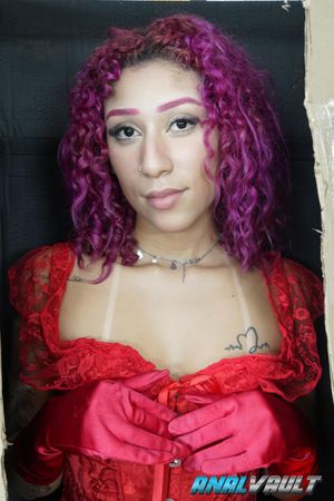 Join as Tiffany, a fiery redhead, gets double-penetrated by two horny friends who can't resist her lifelike sex doll charms - Photo 14