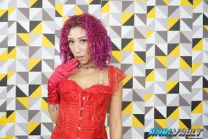 Join as Tiffany, a fiery redhead, gets double-penetrated by two horny friends who can't resist her lifelike sex doll charms - Photo 25