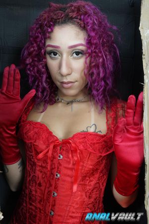 Join as Tiffany, a fiery redhead, gets double-penetrated by two horny friends who can't resist her lifelike sex doll charms - Photo 4