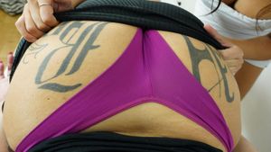 Curvy Lesbian With Split Tongue Licks Pussy - Photo 265