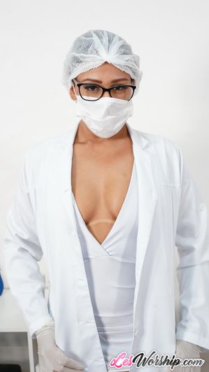 Latina Lesbian Gets Anal Exam At Doctors Office - Photo 131