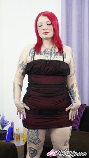 Hot Tattooed Redhead Massage Her Friend and Hot Lesbian Sex - Photo 126