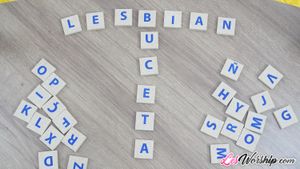 Naughty Scrabble Turns into a Steamy Lesbian Romp - Photo 230