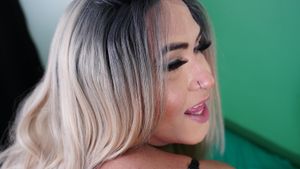 Bubble Butt Transsexual Uses Latina Pussy - Photo 58