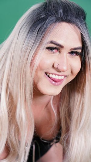 Bubble Butt Transsexual Uses Latina Pussy - Photo 68