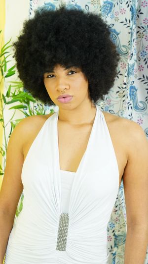 Afro Teen Masseuse Gets Anal From Big Dick TGirl - Photo 138