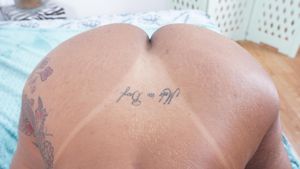 Fishnet Lingerie Latina TS Masturbation - Photo 174